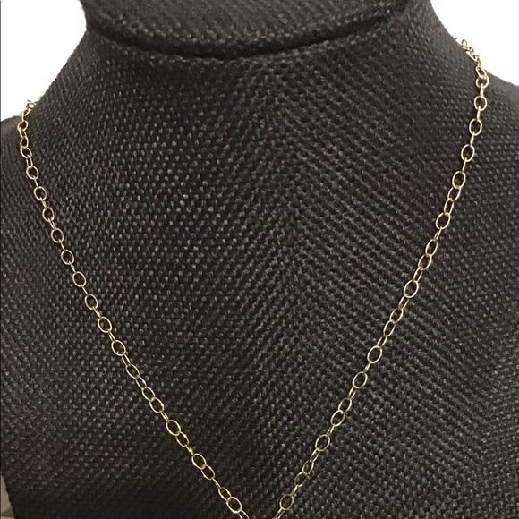 Sparkly Gold Tone Necklace, 18”, NEW - Picture 6 of 7